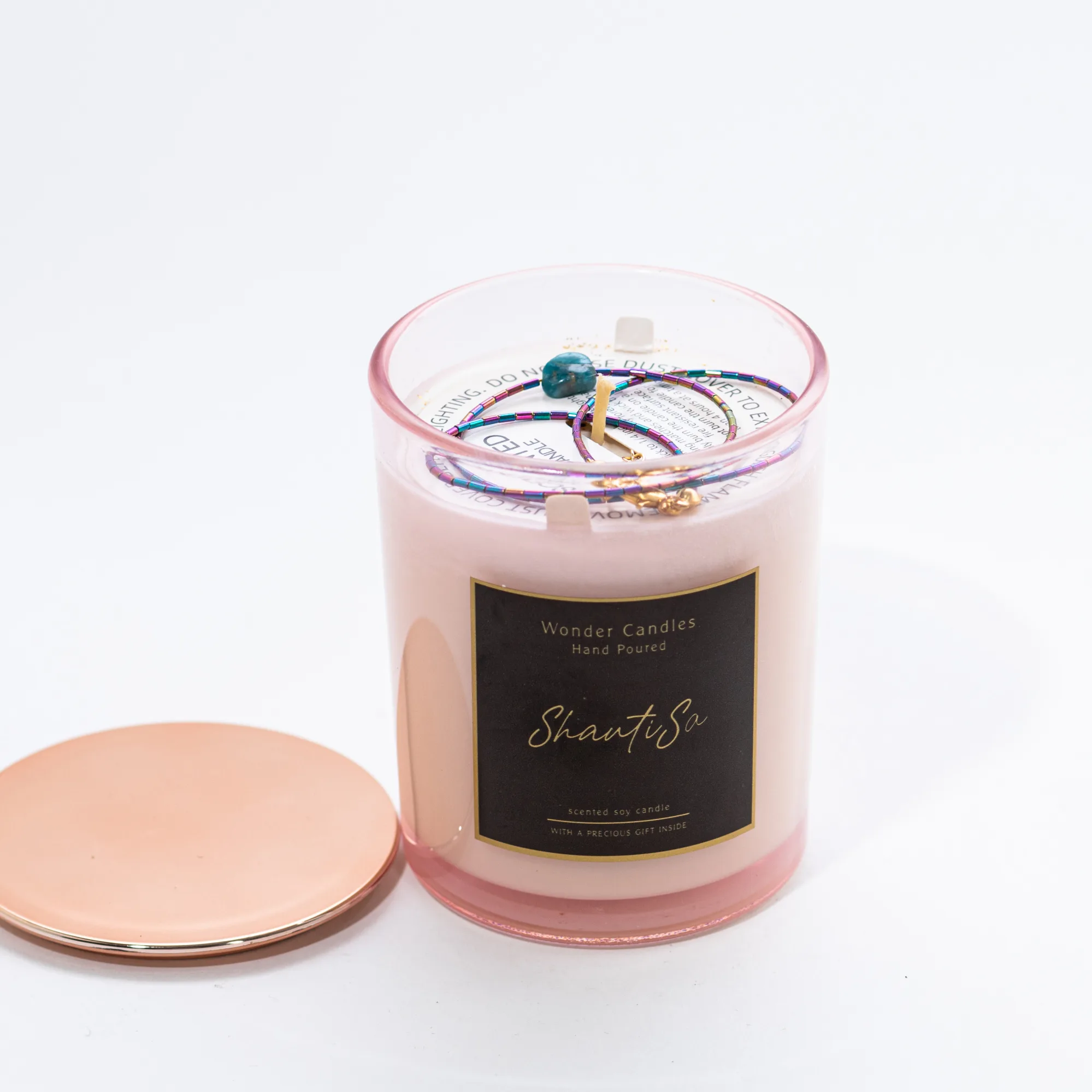 ShantiSa Candle with Necklace, 200ml